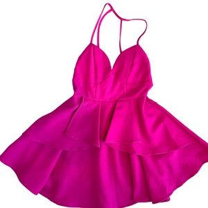 beautiful pink dress